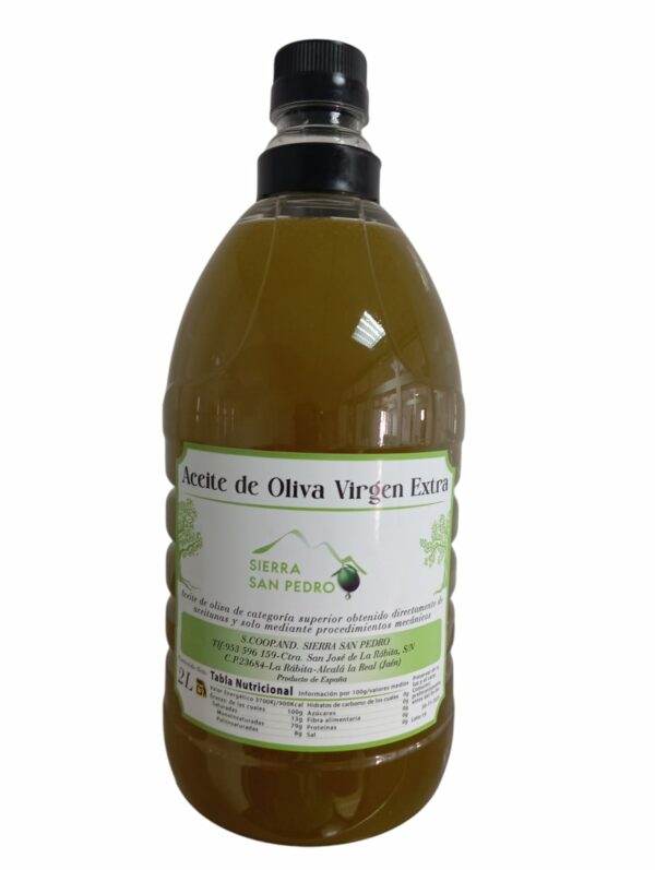 Garrafa 2 Litros Aceite de Oliva Virgen Extra Sierra de San Pedro (Caja de 2 unidades)