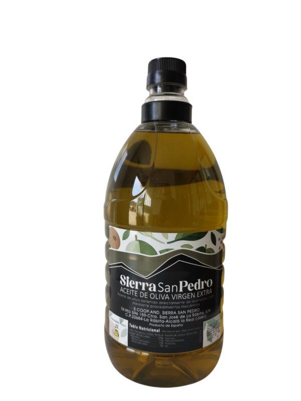Garrafa 2 Litros Aceite de Oliva Virgen Extra Sierra de San Pedro (Caja de 2 unidades)